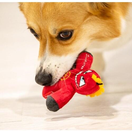 Pet squeaking Dog Toy Stuffed Plush Playing for Small Dogs Chew Squeaker Pet Supplies