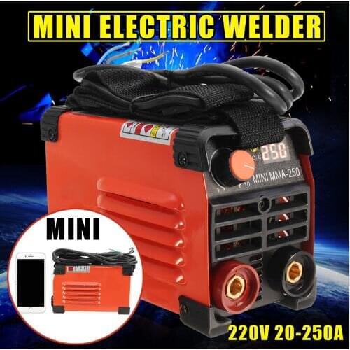 MMA Handheld Mini Electric Welder 220V 20-250A Inverter ARC Welding Machine Tool free shipping