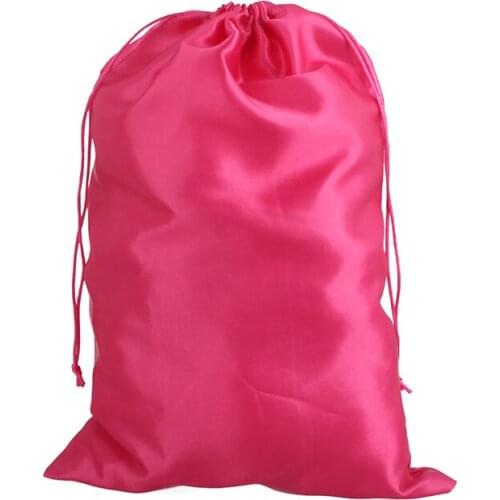 28X40cm silk satin hair extension wig packaging bags, human women virgin hair bundles wigs packing bags,gift favor packaging bag