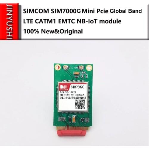 SIMCOM SIM7000G Mini pcie 375kbps LTE CATM1 EMTC NB-IoT Global Band for SIM7000A and SIM7000E competitive with SIM900/SIM800F