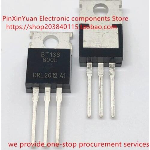 10PCS/Lot BT136-600E BT136 BT136-600 600V 4A Triacs RAIL TRIAC TO-220 New Original In stock