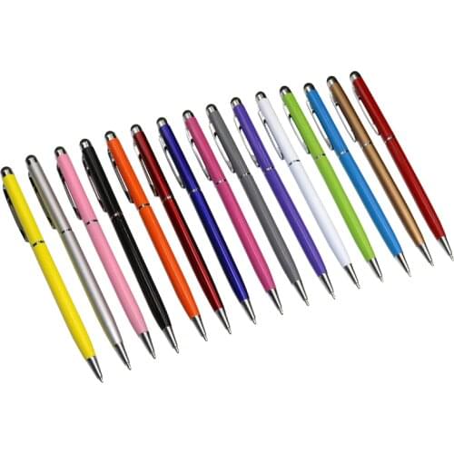 2 Pcs Newest Hot Selling Fine Point Stylus Capacitive Touch Capacitance Ballpoint Pen Office & School Supplies