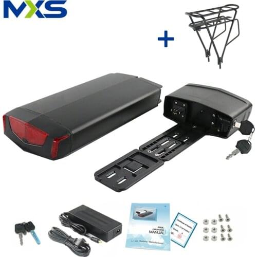 Rear Rack eBike Battery 36V 17.5Ah 14.5Ah 13Ah 10Ah Samsung Cell Electric Bike Batteries With Layer Luggage For 500W 250W Motor