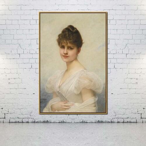 Artcozy Oil Canvas Painting jules joseph lefebvre For Home Decoration Wall Art
