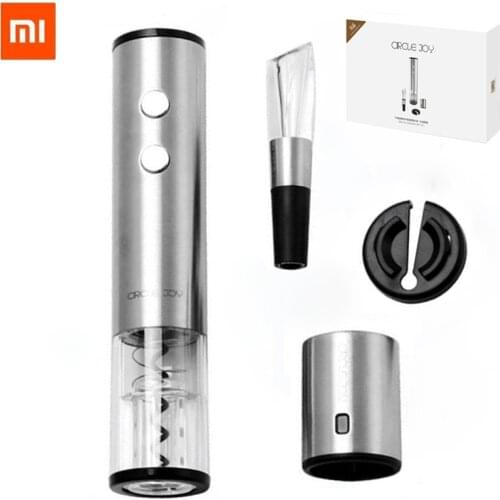 YouPin Circle Joy Electric Bottle Opener 4-in-1 Gift Box Set 304 Stainless Steel Packaging Gift Suitable For Family Gatherings
