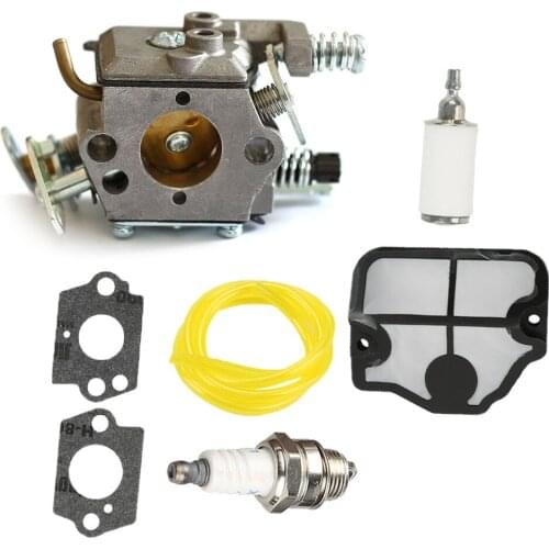 Carburetor With Gaskets Air Filter Fuel Filter Fuel Line For Husqvarna 36 41 136 137 141 142 Chainsaw / Zama C1Q-W29E Carb