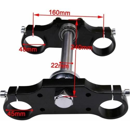 Dirt Pit Bike Triple Tree Clamp Bar Riser For 50cc 70cc 90cc 110cc 125cc CRF XR SSR Taotao SunL