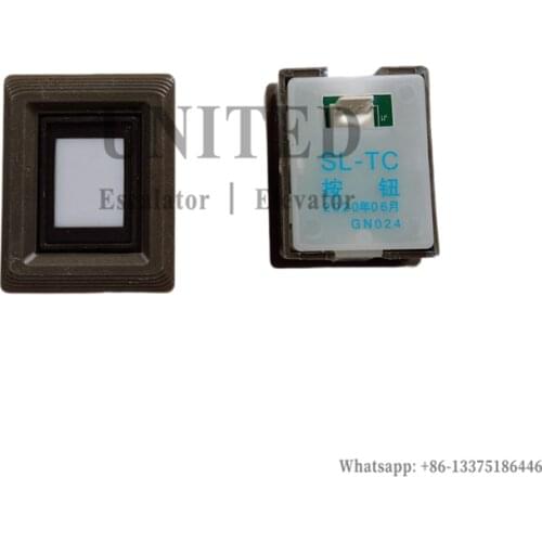 10pcs Elevator Button Red Light SL-TC DC24V 34.5mm*44mm