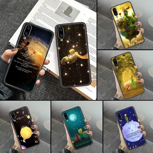 Le Petit Prince Phone case For Huawei Honor 6 7 8 9 10 10i 20 A C X Lite Pro Play black trend waterproof painting cover luxury