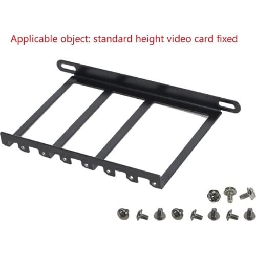 W8EC Metal Graphics VGA Card Bracket Holder Side Converted Computer Radiator Support