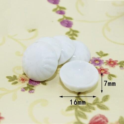5Pcs 1/12 Dollhouse Miniature Accessories Mini Ceramic Bowl Simulation Furniture Kitchen Food Dish Toys for Doll House Decor