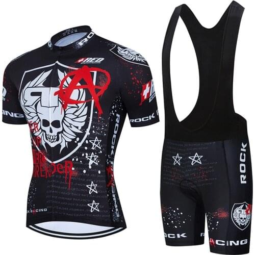 2022 New i2022 Black Cycling Jersey 9D Bib Set MTB Uniform Bicycle Clothing Quick Dry Bike Clothes Breathable Mens Short Maillo
