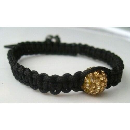 New arrival hot micro pave CZ Disco one Ball Beads Bracelet fasion Gift jewelry Discount crystal ydf3s