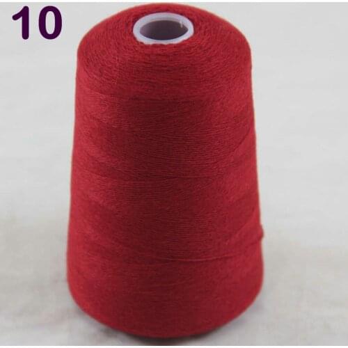 Sales 1X100g high quality 100% pure cashmere warm soft hand-woven tower yarn Dark Red 26210