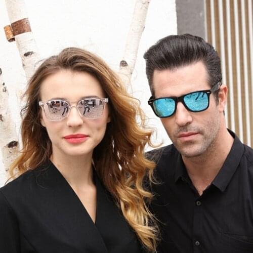 Polaroid Sunglasses Unisex Square Vintage Sun Glasses Famous Brand Sunglases Polarized Sunglasses Oculos Feminino for Women Men