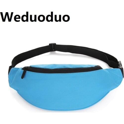 Weduoduo New Men Casual Waist Pack Bag Fashion Nylon Waterproof Shoulder Fanny Pack Women Belt Bag Pouch Money Phone Bum Hip Bag