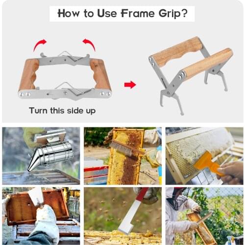 15Pcs Stainless Steel Manual Bee Smoke Transmitter Kit Beekeeping Tool Apiculture Beekeeping Tool Bee Smoker Smoke Sprayer