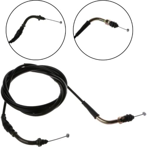 81" Motorcycle Throttle Cable Scooter Accelerator Cables GY6 50-thread 2060mm engine throttle line For Yamaha Honda