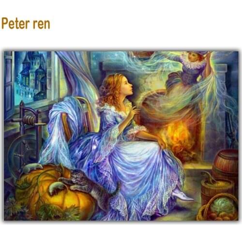 3d diamond embroidery Diy diamond painting cross-stitch kits Square diamond mosaic full covered with canvas