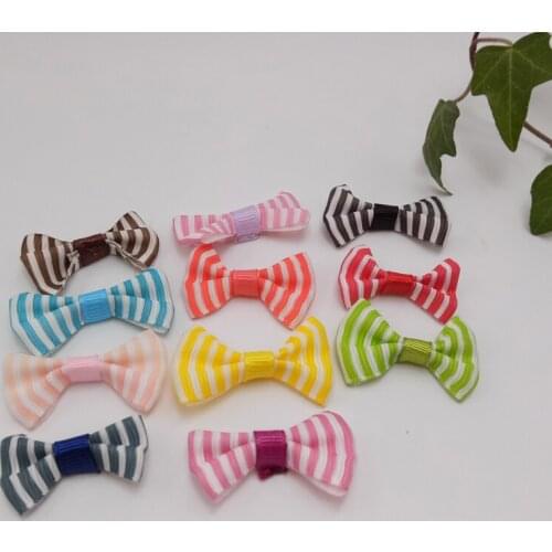 Free shipping 30pc /lot mix color bowknot