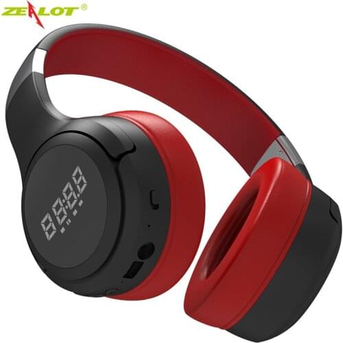 ZEALOT B28 Wireless Bluetooth Headphones Audio For XiaoMi with Microphone for PC music Stereo Headset Mp3 Bass Earphones