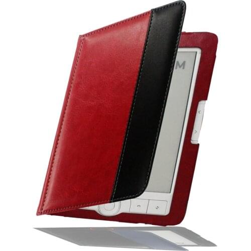 Flip Book Cover For Digma e61M eReader protect leather case for r61m Special pocket bag Hand made product