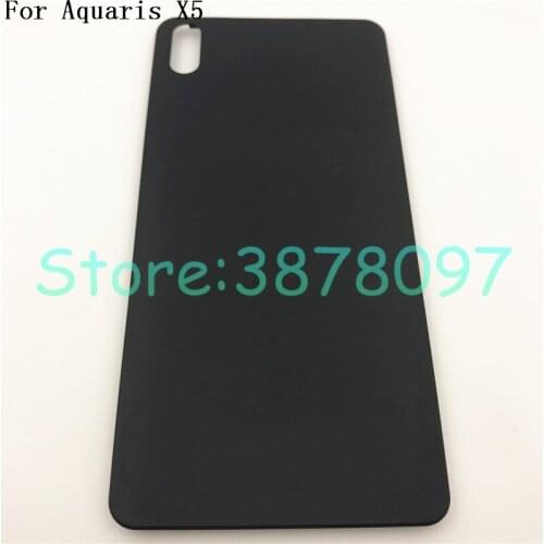 100% Original Battery Back Cover For BQ Aquaris X5 Back Cover Battery Door Housing Rear Case With Logo