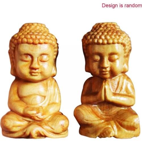 Wooden Carving Blessing Buddha Statue Sculpture Arts Wooden Statue Decoration Ornaments Crafts Decoration Crafts Home X8I9