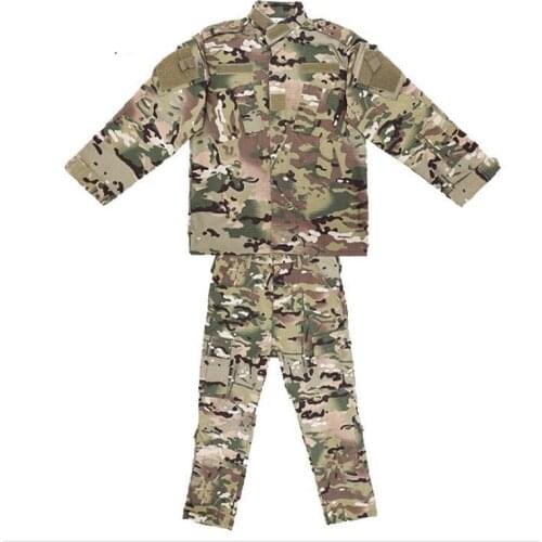 Children Military Uniform Camouflage Suit Boy Girl Airsoft Clothes Jacket+Pants Army Military Paintball Combat Camo CS Clothes