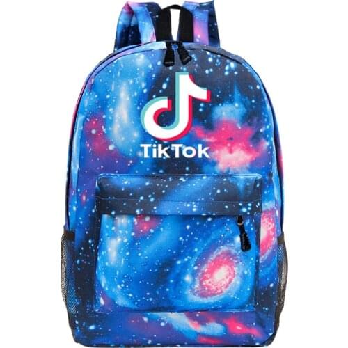 TIK TOK Backpack Children School Bags 3D Printing Backpack For Teenage Girls Boys Schoolbags USB Charger Travel Laptop Bookbag