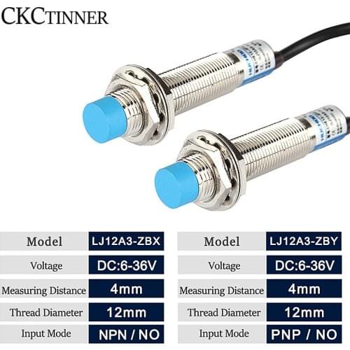 LJ12A3-4-Z/BX LJ12A3-4-Z/BY Proximity Switch Inductive Proximity Sensor Detection Switch NPN/PNP DC 6-36V Approach Sensor 12mm