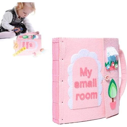 DIY Book Felt Quiet Books Baby Early Cognitive Toys Handmade Educational Book For Kid Baby Gift