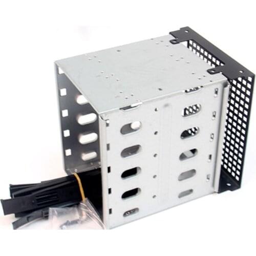 B2EF Large Capacity Stainless Steel HDD Hard Drive Cage Rack SATA Hard Drive Disk Tray Caddy for Computer Accessories