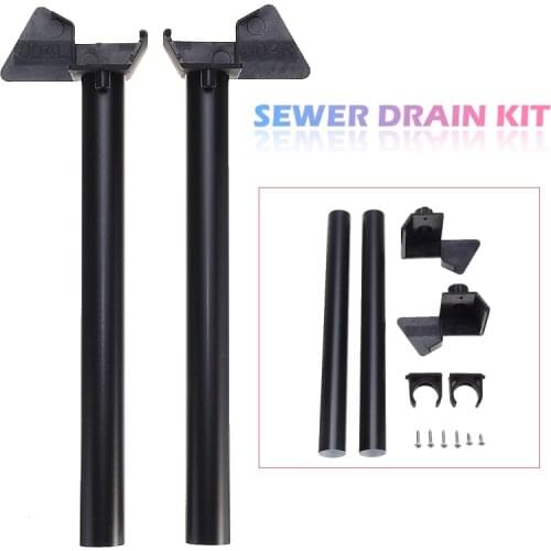 1 set Greenhouse Rainwater Gutter Water Butt Downpipe Guttering Drainage Kit Greenhouse Gutter Down Pipe