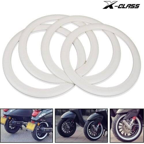 Motorcycle Wheel Sticker Tyre Hub Side Ring Retro Protector for Vespa GTS 250 300 Sprint Primavera 150 LX150 S150 2017 2018 2019