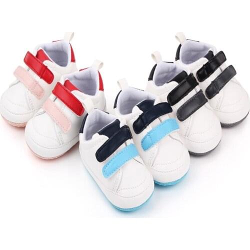 2021 New Baby Shoes Fashion Newborn Girls Boys Casual Shoes Comfortable Non-slip Infants PU First Walkers