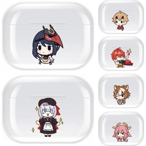 Genshin impact Transparent TPU Case For Airpods Pro 3 Case Silicone Headphone Accessories Air Pods 3 Apple Protective 1 2