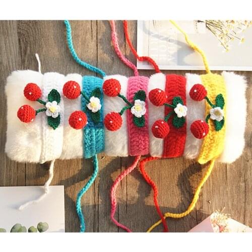 Cute Pet Cat Hand Knitted Neck Scarf Collar Bow Ties Small Dog Hand-woven Bib Tie Neckerchief Bowtie Grooming Pet Supplies