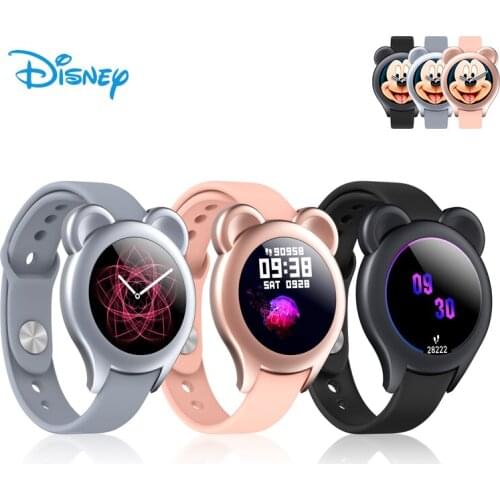 Disney Smart Watch Cute Mickey Smartwatch Women Sports Wrist Watch IP67 Waterproof Full Touch Screen Call Clock Girl Gift