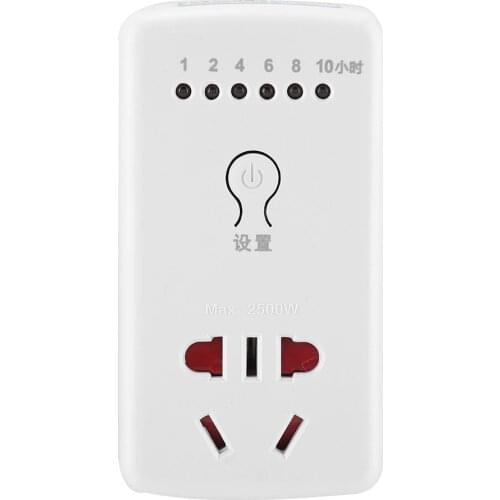 New AC 220V 10A 10Hr Time Countdown Intelligent Time Setting Swtich Timer Control Socket Time Switch SocketTiming Socket