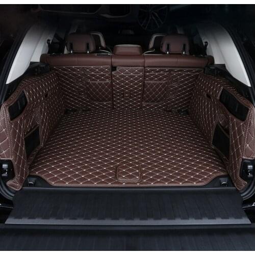 Fiber leather car trunk mat for bmw x5 2019 2020 2021 G05 car accessories