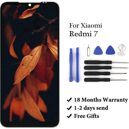 For XIAOMI Redmi 7 LCD display Touch Screen Digitizer Assembly With Frame For XIAOMI Redmi 7 LCD Display Replacement Repair part