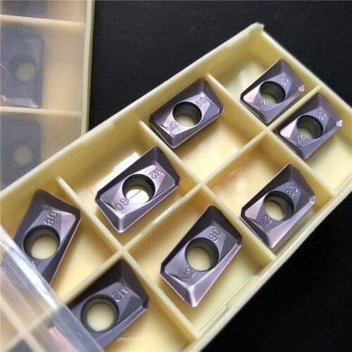 10Pcs APMT1604PDER -M2 LF6018 Carbide Inserts APKT1604 25R0.8 Indexable Blades