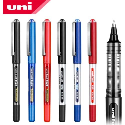 10Pcs UNI-ball UB-150 straight liquid ink supply gel pen 0.5mm / 0.38mm large capacity light fast waterproof pen