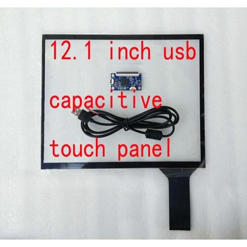 12.1 inch USB Capacitive Touch Screen 4:3 For LCD 1024-768 Touch Raspberry Pi Win7 8 10 Industrial computer