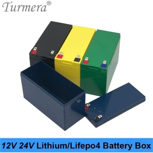 Turmera 12V 7Ah 10Ah 20Ah 23Ah Battery Shell Storage Box Case Can Build 21Piece 18650 Battery for Uninterrupted Power Supply 12V