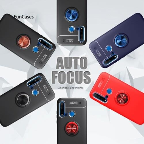 Phone Etui Cases For capa Huawei P20 Lite 2019 Creative Magnetic Ring Bracket Soft TPU Cover Coverage sFor Huawei Nova 5i Huewei