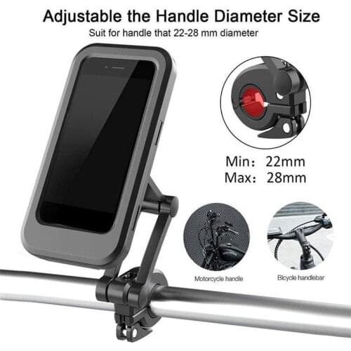 Riding Universal Waterproof Bracket Shockproof Mount Phone Holder Stand Riding Cycling Bicycle MTB Bike Phone DVR GPS Support Br