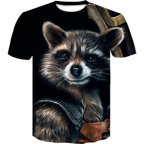 New ENTS graphic tee Summer 3D Printed t-shirt women/men clothing O-neck Short Sleeve fashion streetwear animal Bear tshirt