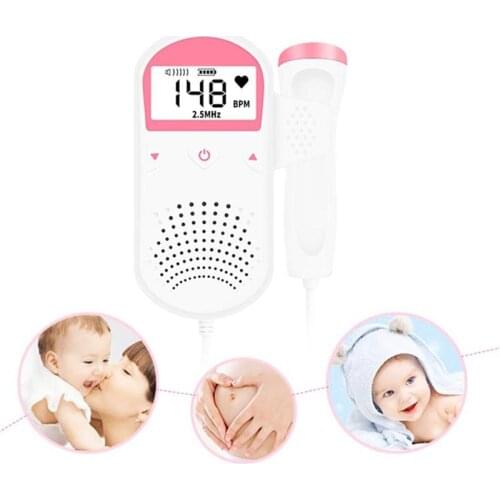 Heart monitor pregnant women with doppler baby to no radiation measuring fetal quickened heart guardianship stethoscope